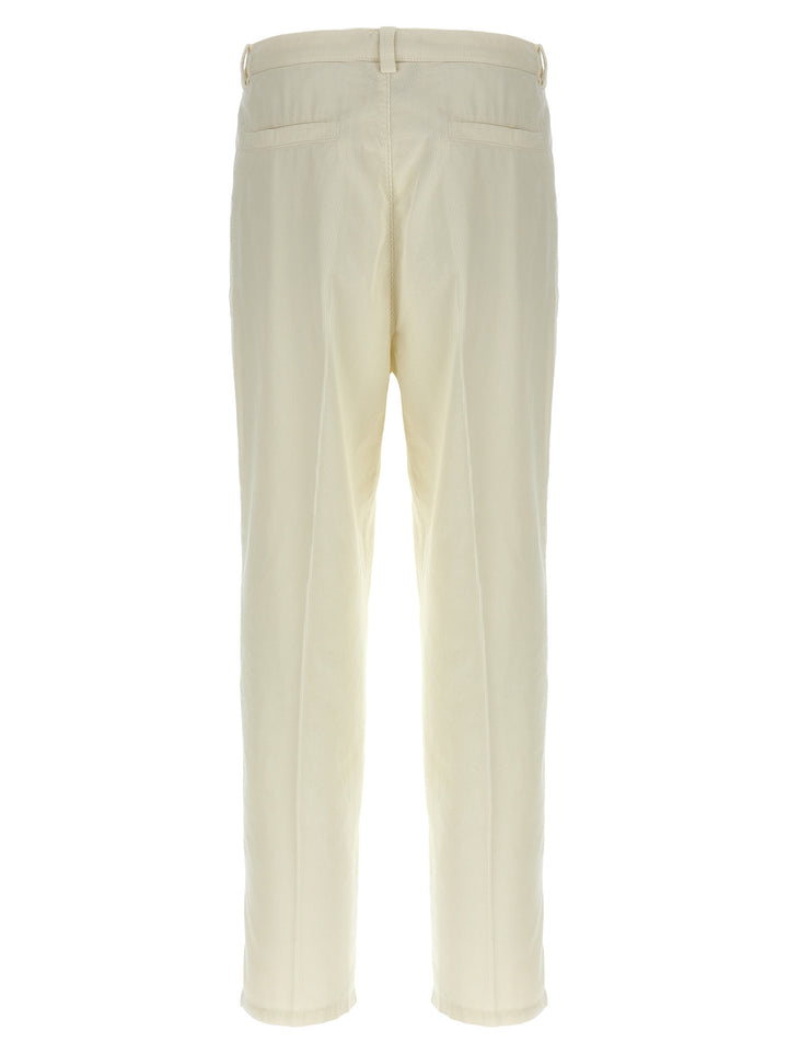Brunello Cucinelli Corduroy Trousers Pantaloni - Beige | bdd829a2c567743523a3aec4bf0a102d2ce95a94