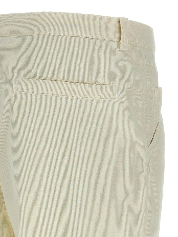 Brunello Cucinelli Corduroy Trousers Pantaloni - Beige | 1498bf3fbcce5cf980a06f0ee5b5c34e687f3b11