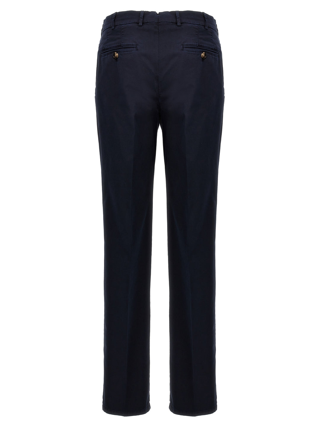 Brunello Cucinelli Flat Front Pantaloni - Blu | 437f2ba977c4fd00bcf0f644082dc920e7263701