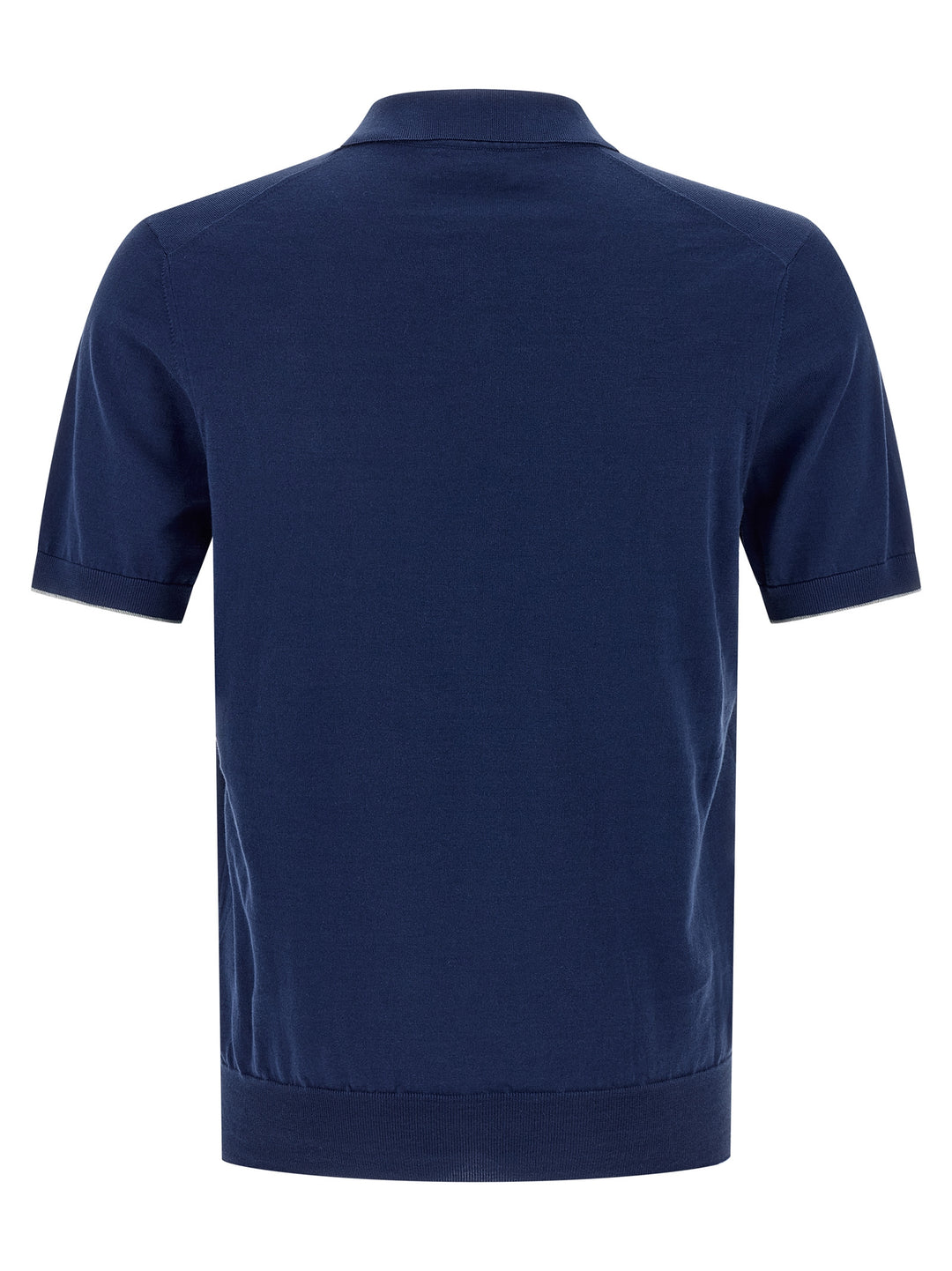 Brunello Cucinelli Cotton  Shirt Polo - Blu | 774fb189151268e297143a0b878dcb98a5869a3c