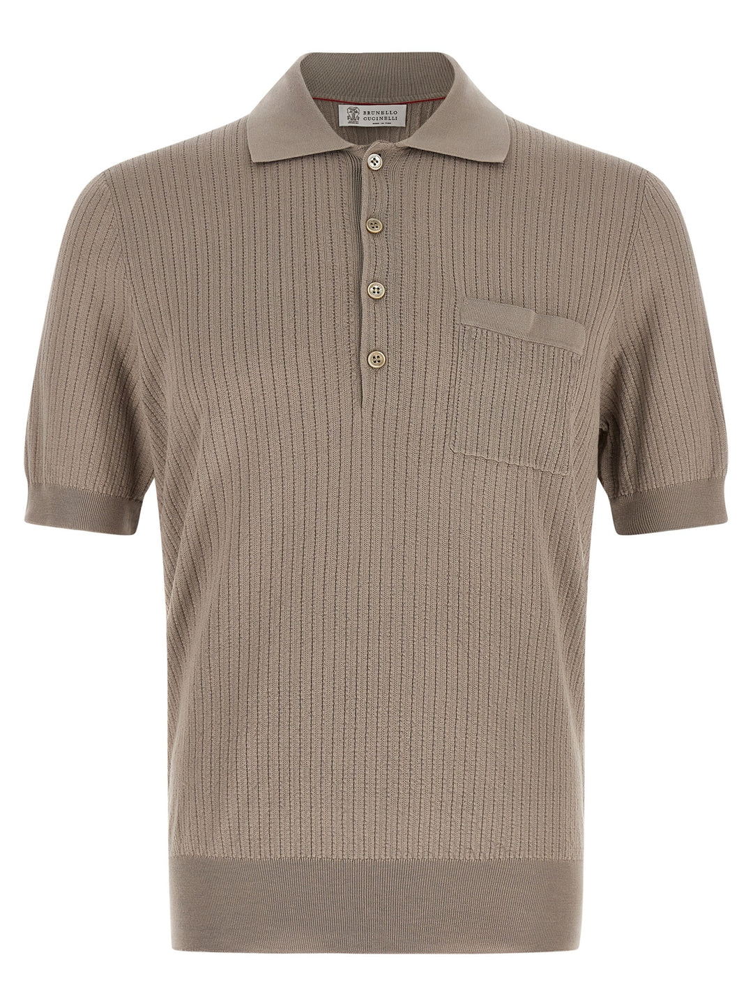 Brunello Cucinelli Operated Coast  Shirt Polo - Beige | d355c148ff02ee974e5bb1036b619e2964dff1e2