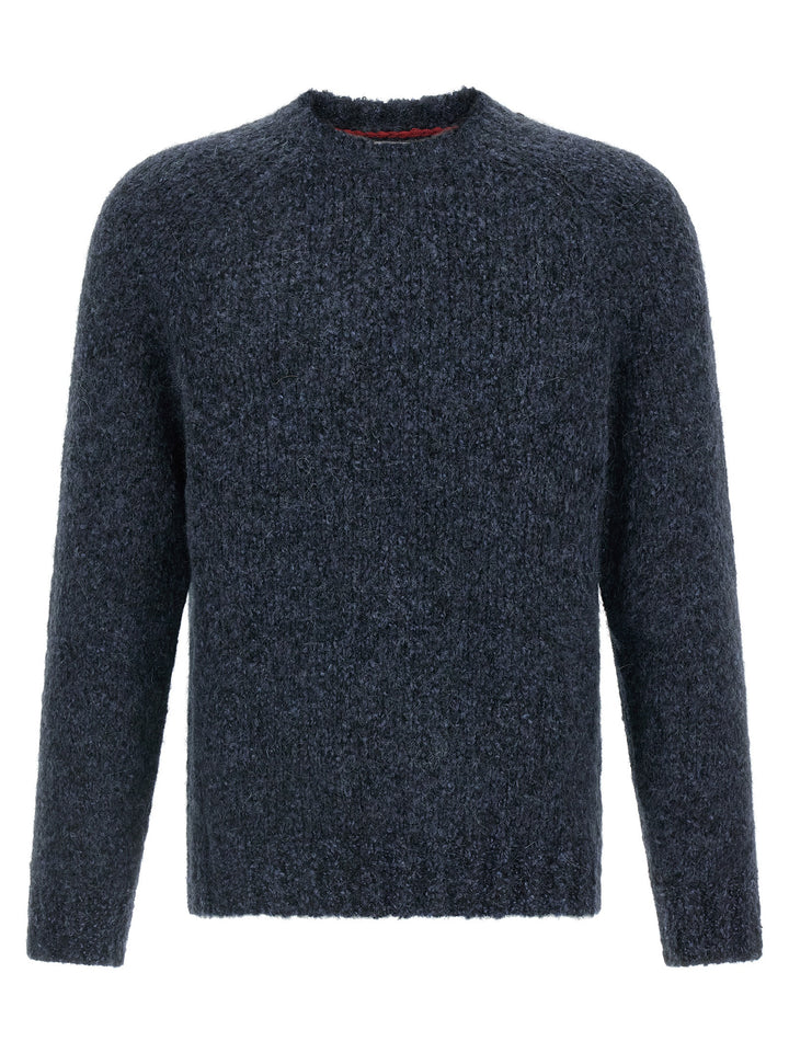 Brunello Cucinelli Buttoned Yarn Sweater Maglioni - Blu | fdfc4d5a5553d3d4d42c35718f318468c8d6ba39