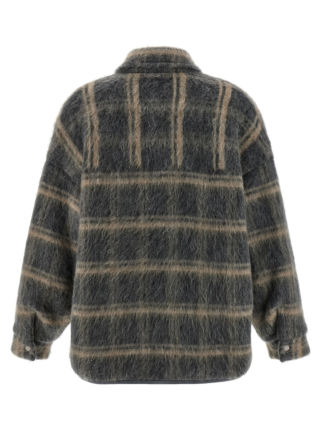 Brunello Cucinelli Padded Mohair Jacket Puffer Jackets - Grigio | 69ecb70926278a4902dd23114b033641915e766f