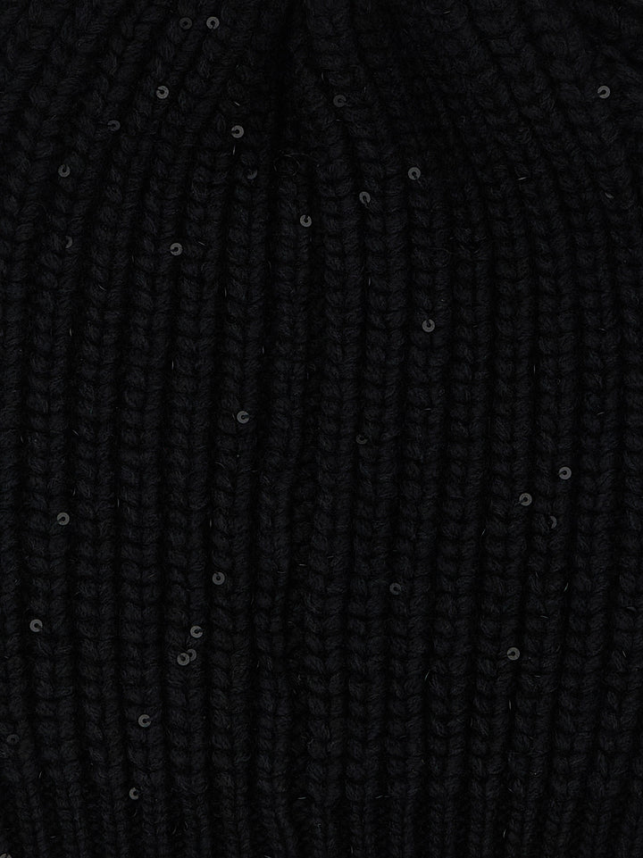 Brunello Cucinelli Diamante Cappelli - Nero | 5d7061af9ad3c6bebcface2bd719641572b1a7f7