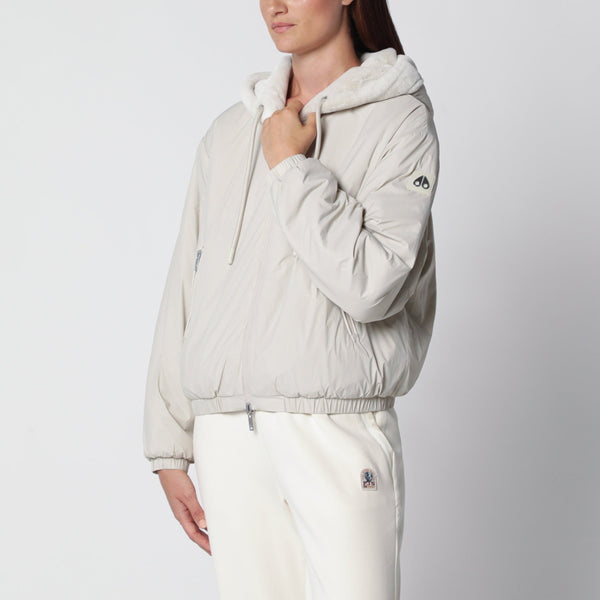 Eaton Bunny Reversible Jacket In Alabaster