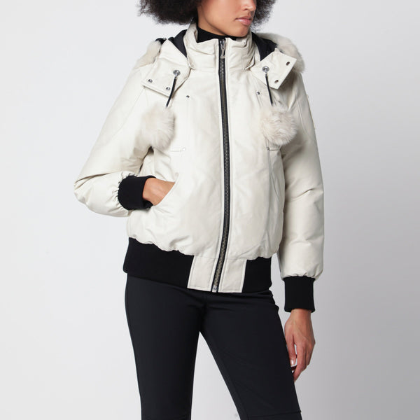 Alabaster Original Debbie Bomber Jacket In Cotton And Nylon