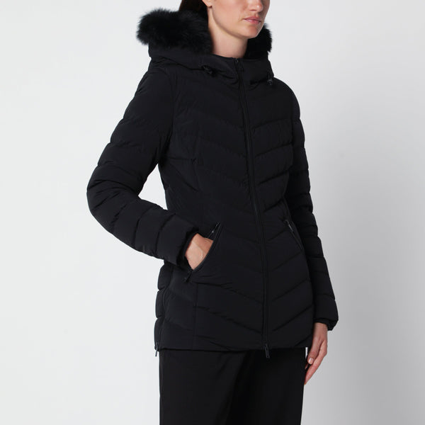 Roselawn Black Nylon Jacket