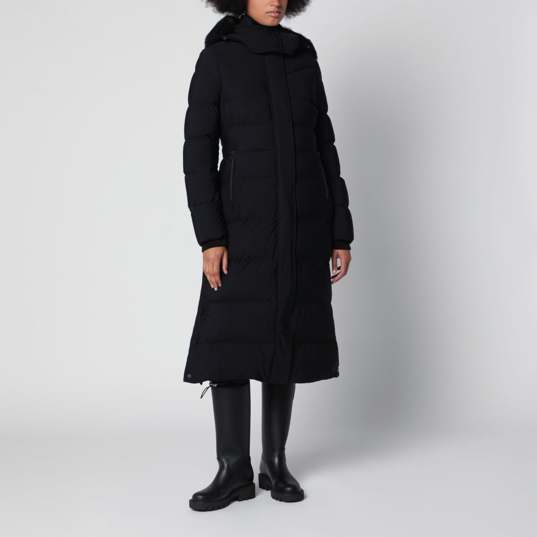 Moose Knuckles Jocada Long Black Nylon Parka