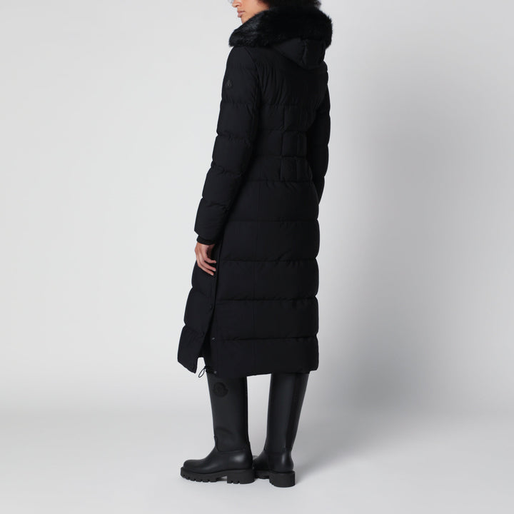 Moose Knuckles Jocada Long Black Nylon Parka