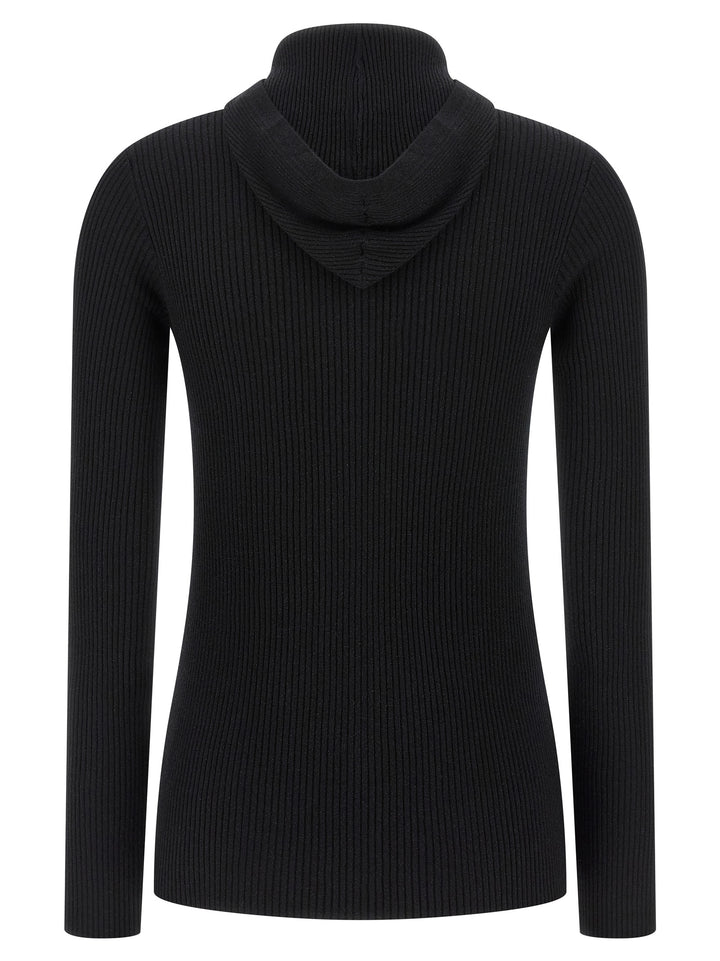 Brunello Cucinelli Monile Hooded Sweater Maglioni - Nero | b01060c9d22c0a2efc836089896ba62d622eee3a