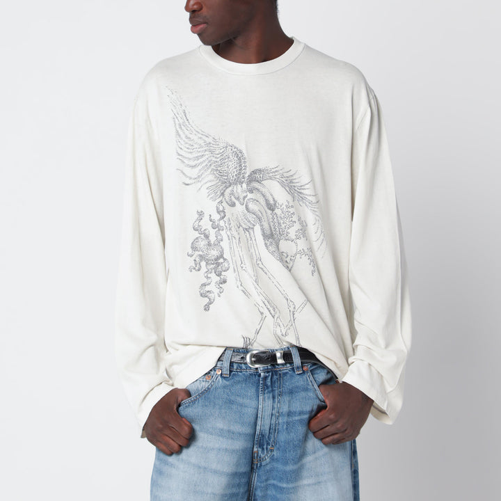 Our Legacy T-Shirt Box Manches Longues en Coton