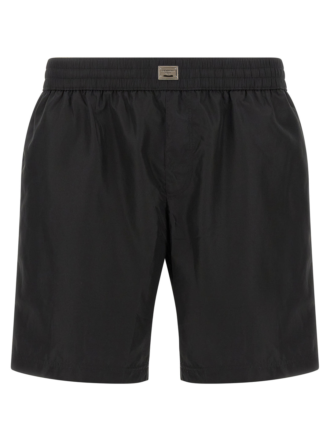 Dolce & Gabbana Logo Plaque Swimsuit Beachwear - Nero | 7e4301e897b0c161d989f4c049f08b8e97c3d206