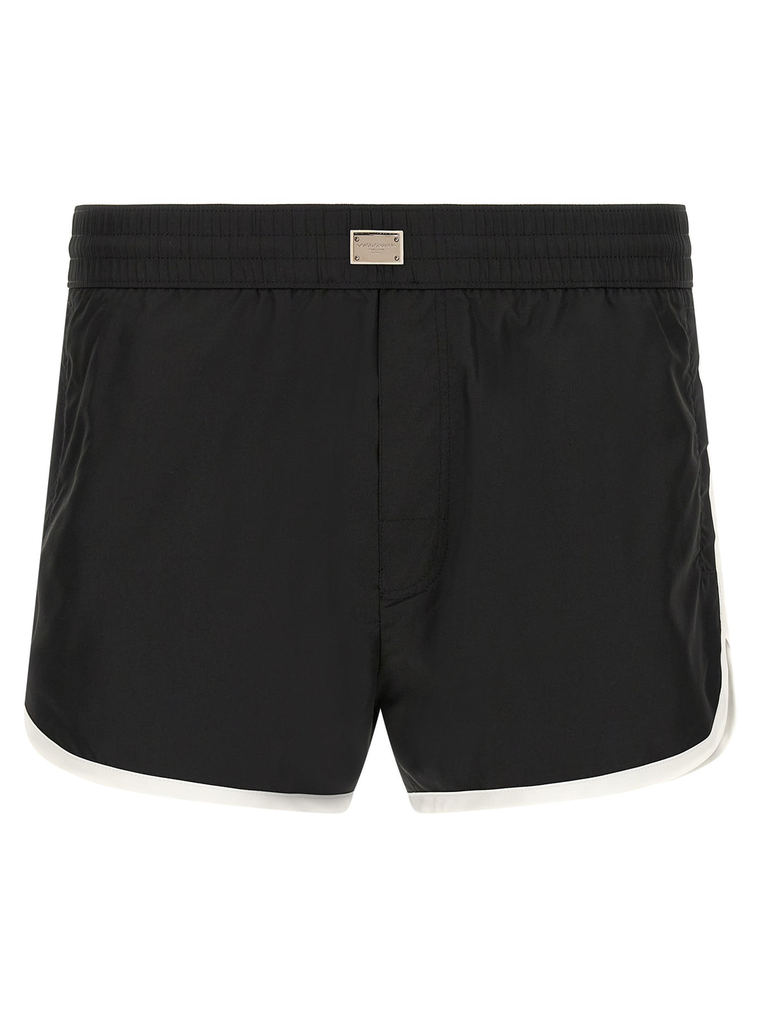 Dolce & Gabbana Logo Swimsuit Beachwear - Bianco/Nero | 4fe5d2ea875890a5c9aae43b9786958d0b8e7c5a