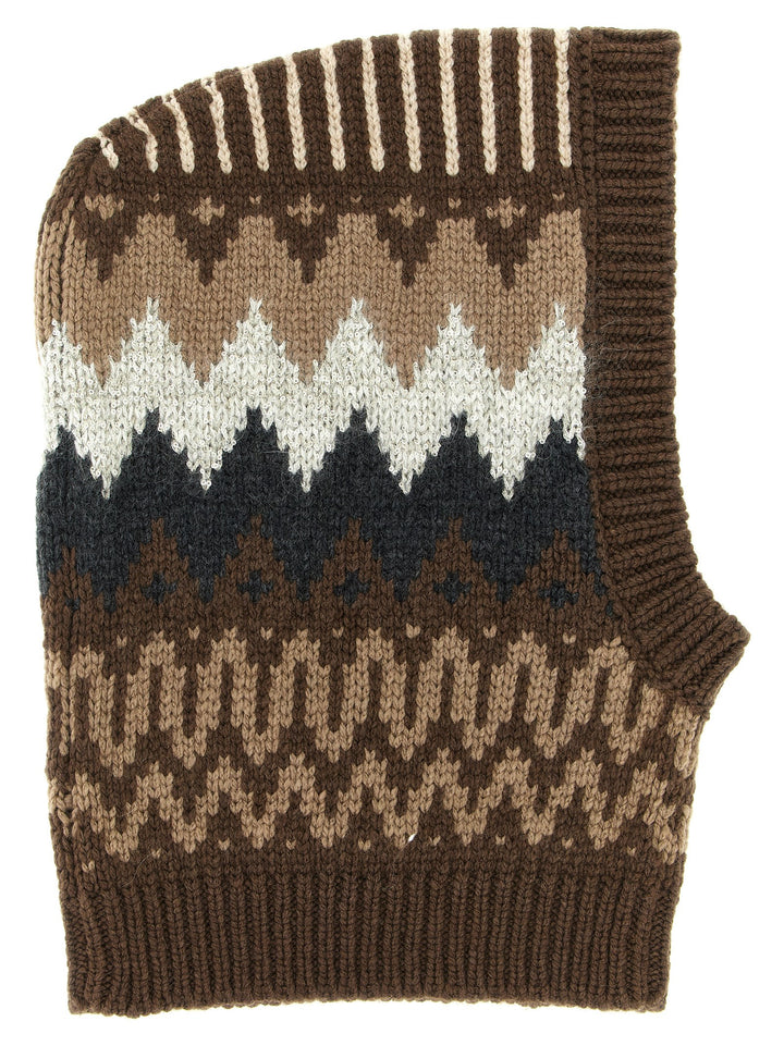 Brunello Cucinelli Balaclava Cashmere Cappelli - Marrone | defe0c0892b4df170182c21bfdb5b97d9714b2ee