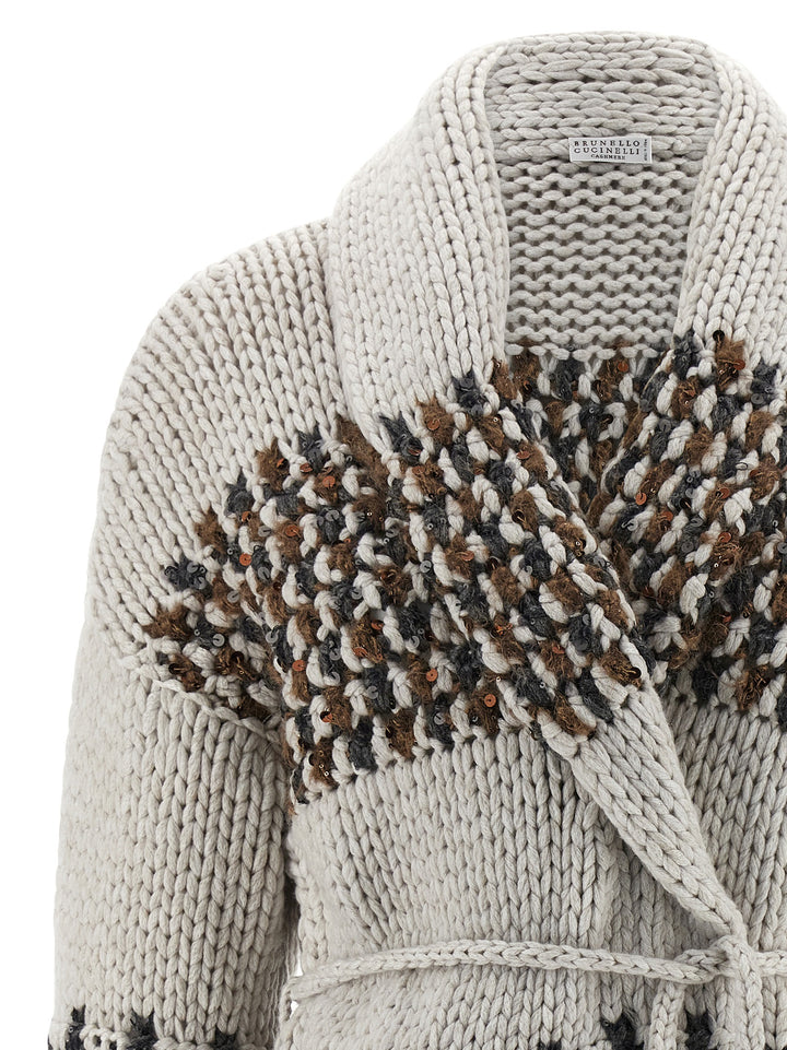 Brunello Cucinelli Opera Prince Of Wales Maglioni - Multicolor | f70254a1d5134879a634d3edf5ba7b8a167d2385