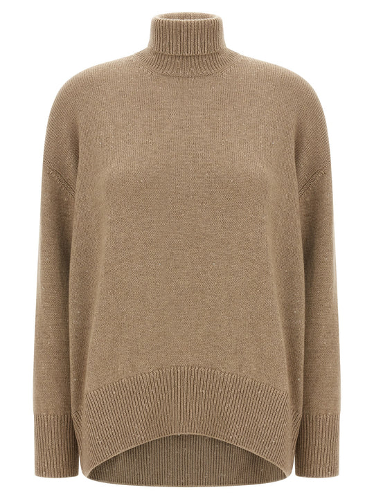 Sequin Sweater Maglioni Marrone