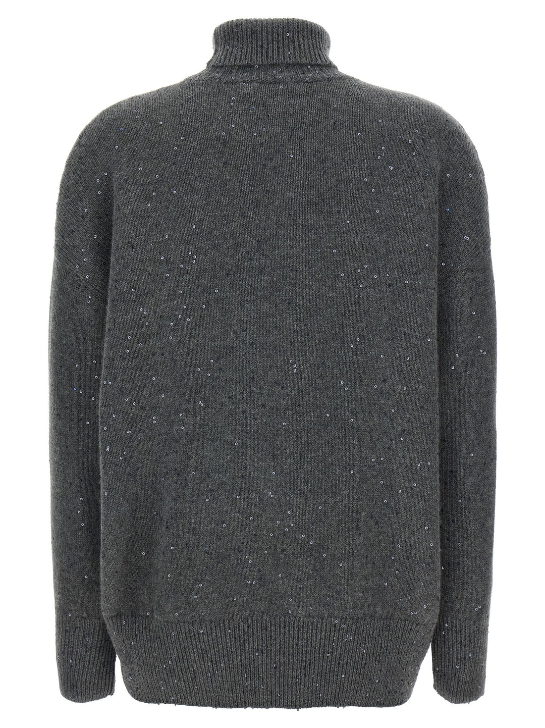 Brunello Cucinelli Sequin Sweater Maglioni - Grigio | 4eb963b62970db9936de04569b38aafd6952b5b2