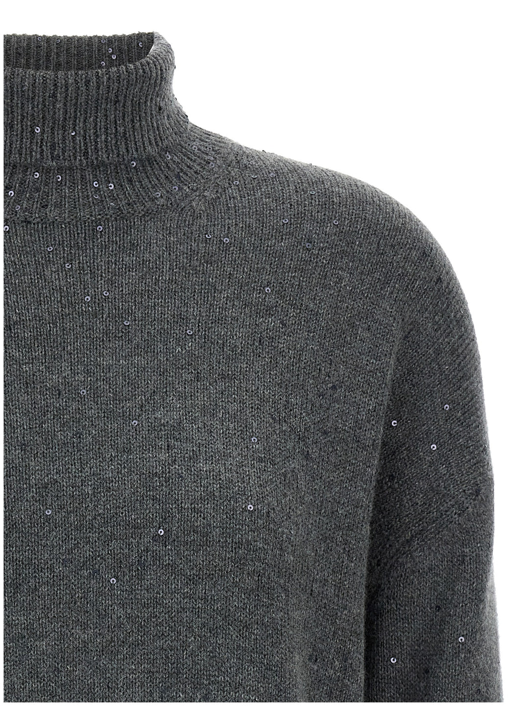 Brunello Cucinelli Sequin Sweater Maglioni - Grigio | 1dfb4fe1154dbc4ccb38f72eaa17ab5e91cbcf75