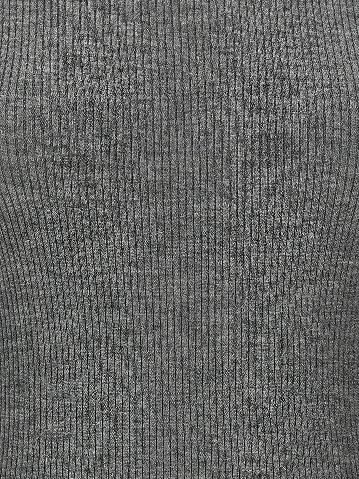 Brunello Cucinelli Lurex Ribbed Sweater Maglioni - Grigio | f35af0cb97d0e8a629d7dc7b5837e5b612bd91ec