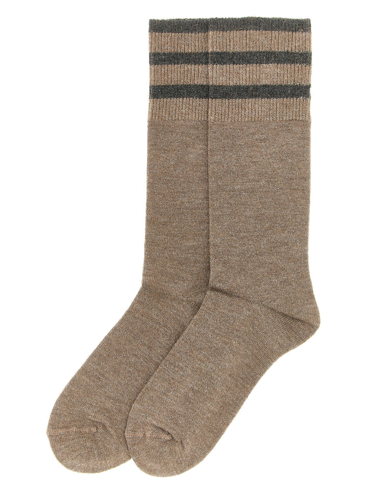 Brunello Cucinelli Sparkling Calzini - Beige | db1cbb741d2dc0fb2b39ac692cd900331060f52c