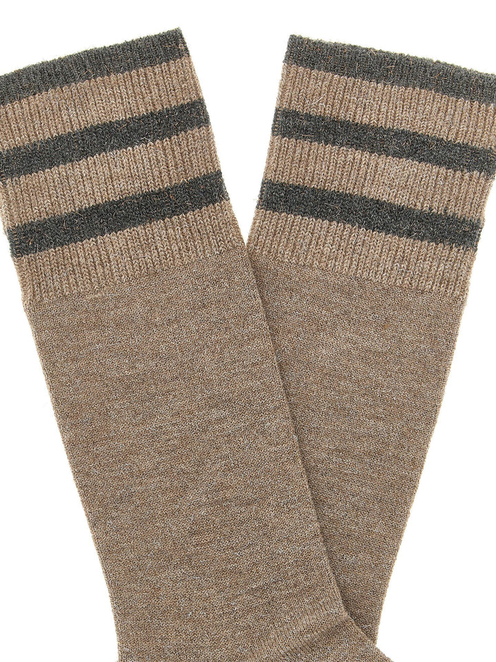 Brunello Cucinelli Sparkling Calzini - Beige | f56f0973ae210076d7f4a774eda132dc18b4de08