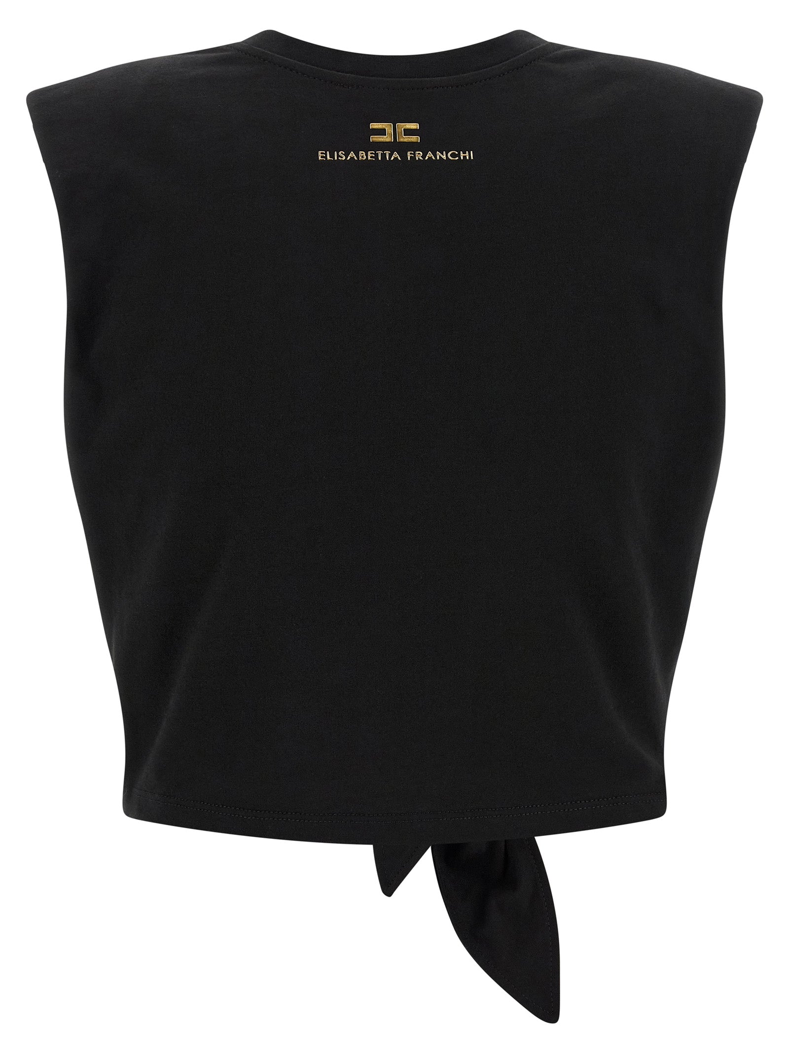 Elisabetta Franchi Knot T shirt - Nero | af80f7fd00aa572dd5796ac05166001dce3385c0
