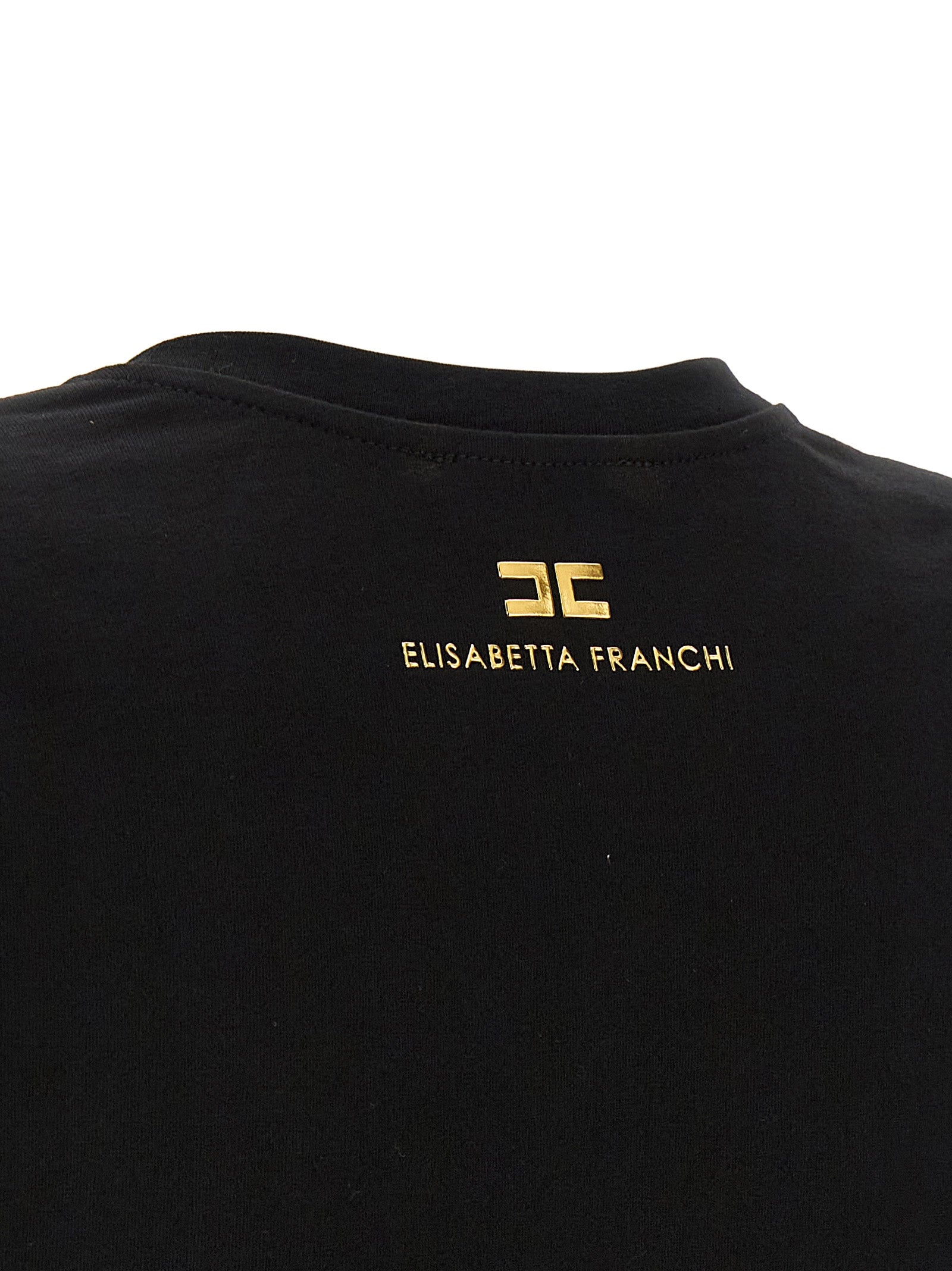 Elisabetta Franchi Knot T shirt - Nero | 806e0bc9ea0563e34c15fe65c3bc32859abbb15a