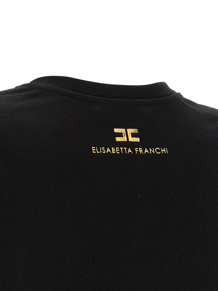 Elisabetta Franchi Knot T shirt - Nero | 806e0bc9ea0563e34c15fe65c3bc32859abbb15a