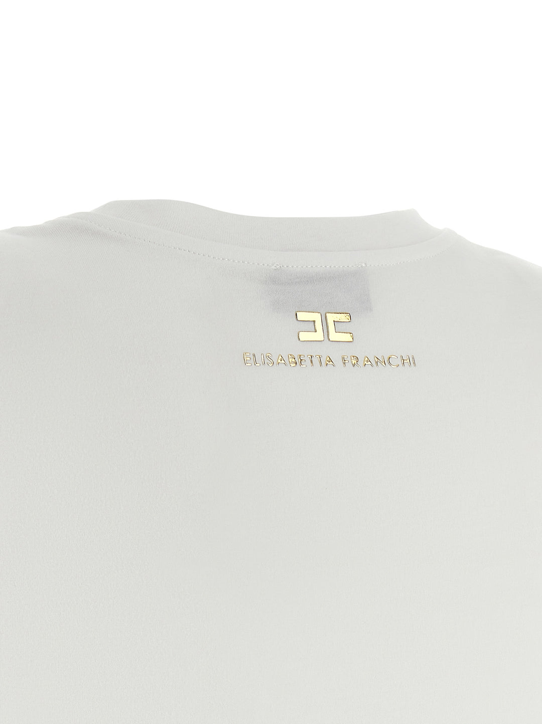 Elisabetta Franchi Knot T shirt - Bianco | 6f1fad199125b20b562c8fe513212c3daa8e3bba