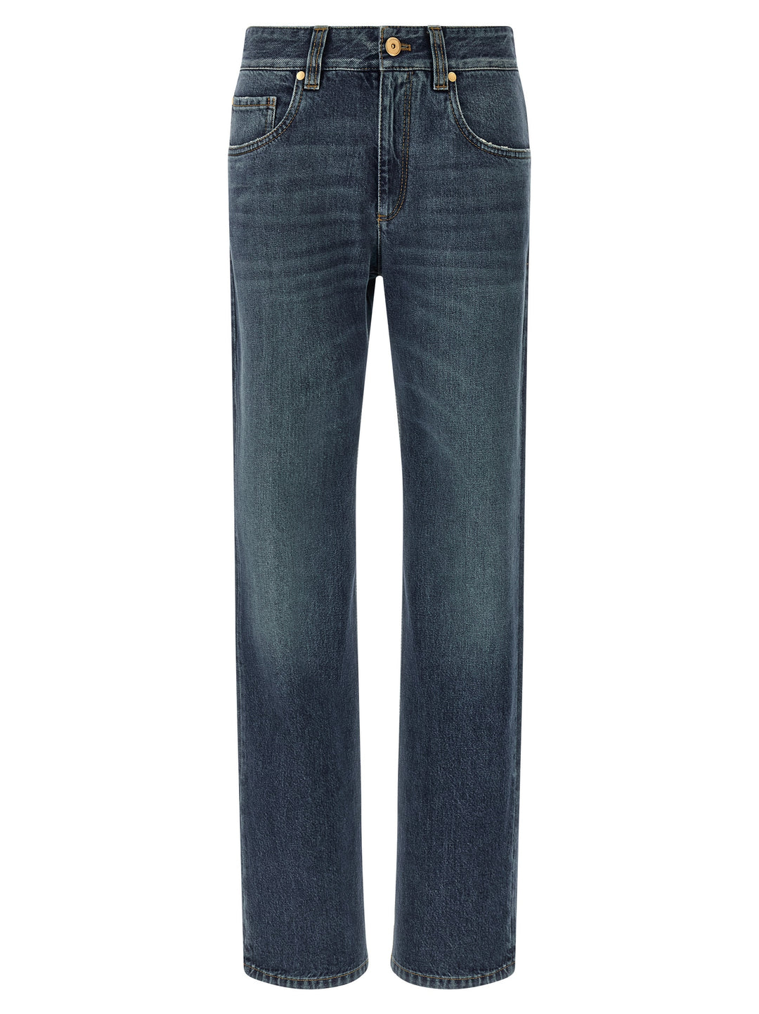 Brunello Cucinelli The Column Jeans - Blu | ae928c0faf262e09be735ba9ee1c049886af1159