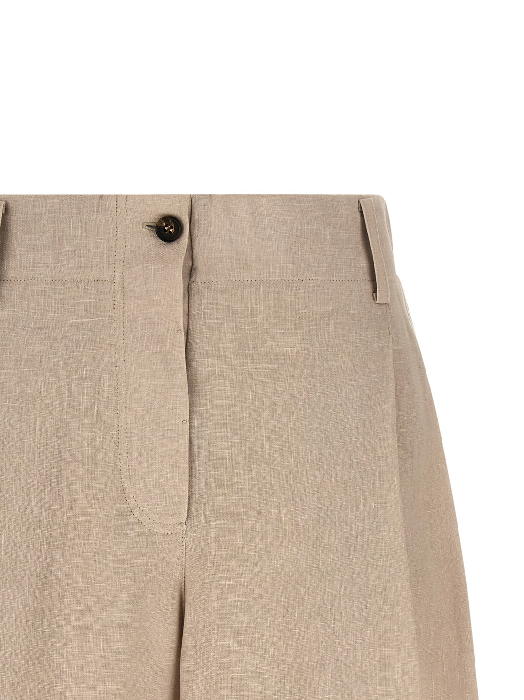 Brunello Cucinelli Linen Shorts Bermuda e Short - Beige | 721a510503328099e9304ca4f6317748465a91ba