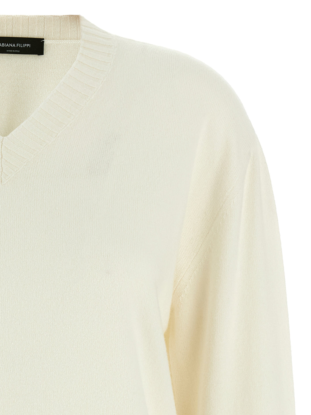 Fabiana Filippi Jewel Detail Sweater Maglioni - Beige | e24654d198498327cafb201b54fb0659d18677e1