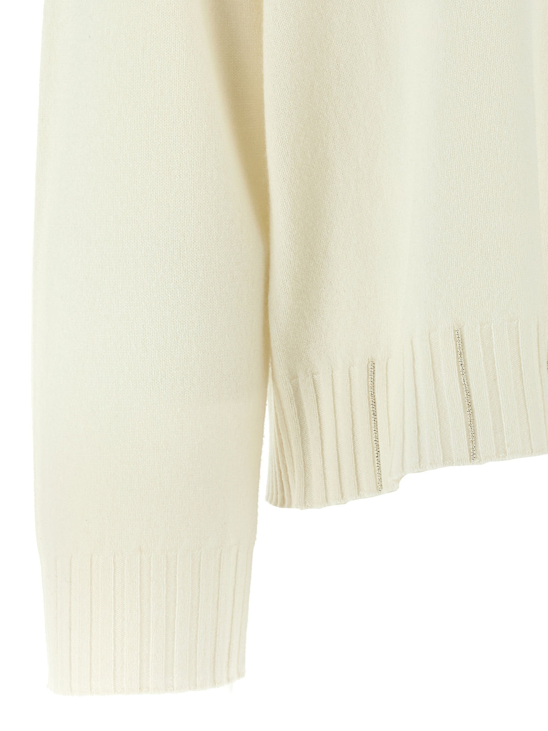 Fabiana Filippi Jewel Detail Sweater Maglioni - Beige | a323445986fe84d22d20580a2fc75798a5e3b8de