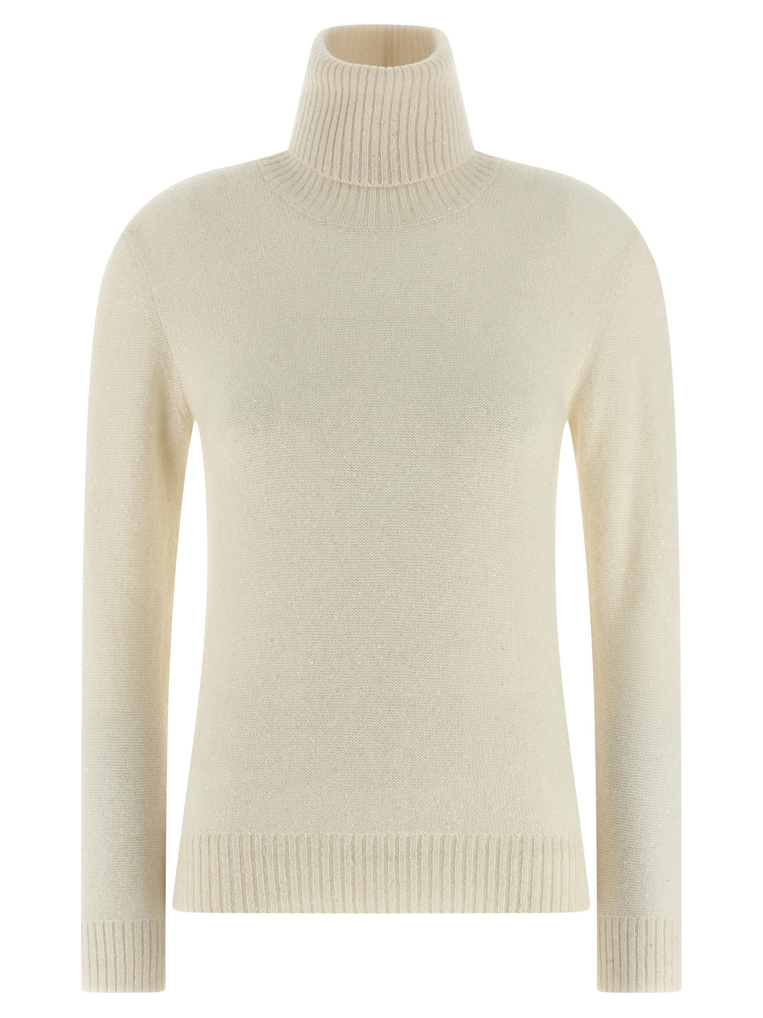 Fabiana Filippi Sequin Turtleneck Sweater Maglioni - Bianco | dc05d7b7137d4077fce5b4e59f89685179b52152