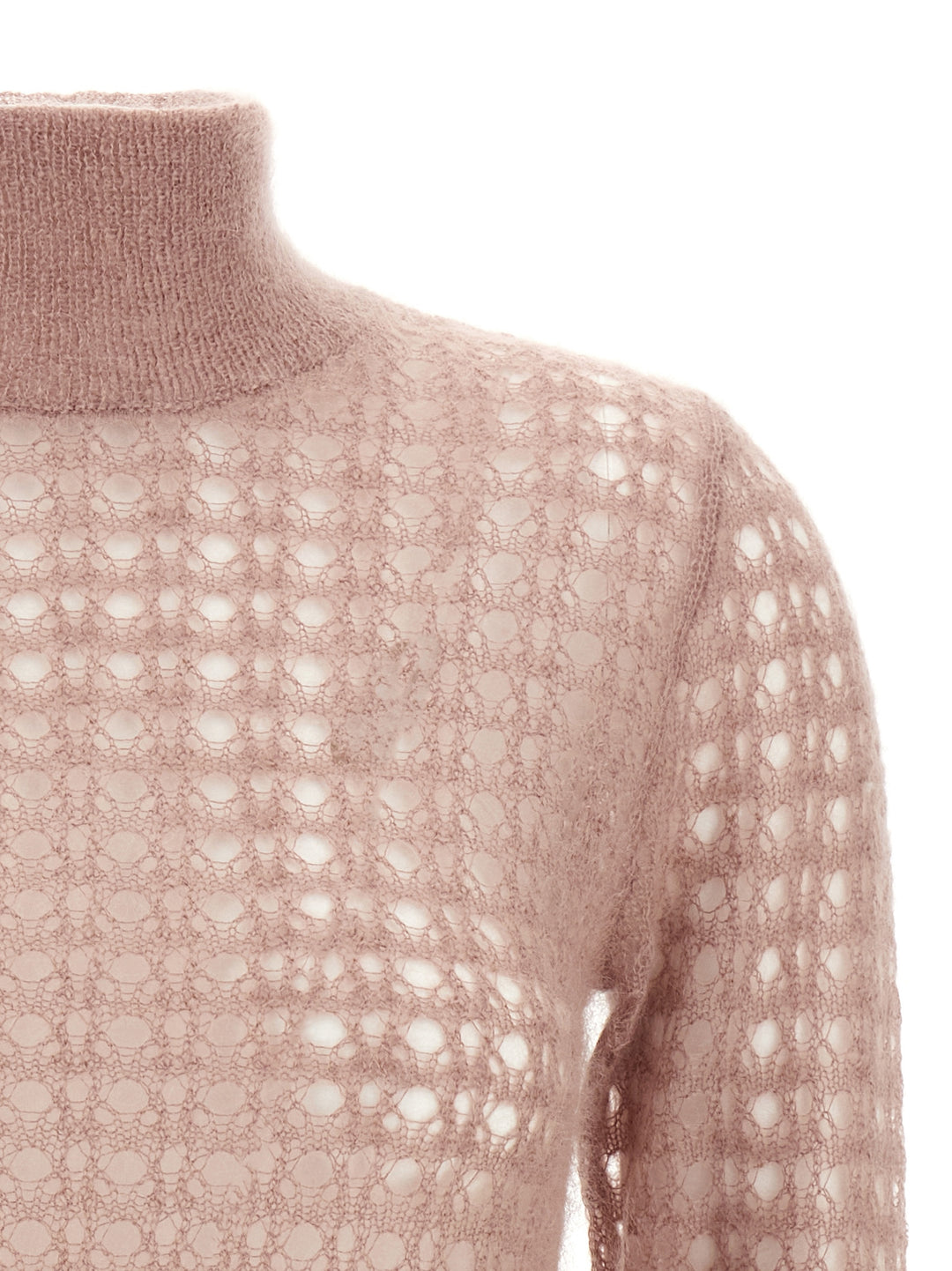 Fabiana Filippi Crochet Sweater Maglioni - Rosa | 318de2618f876009eb679948941924c6855af949