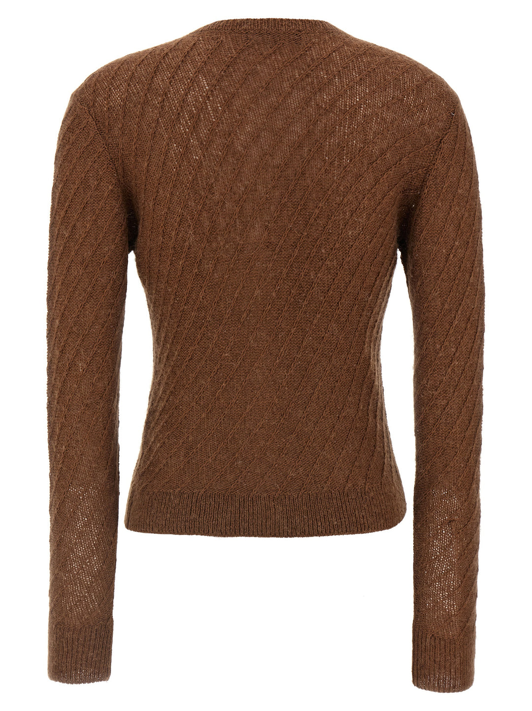 Fabiana Filippi Sequin Crochet Cardigan Maglioni - Marrone | 319c4ad9070834a75221b41caabe98e30015ce1d