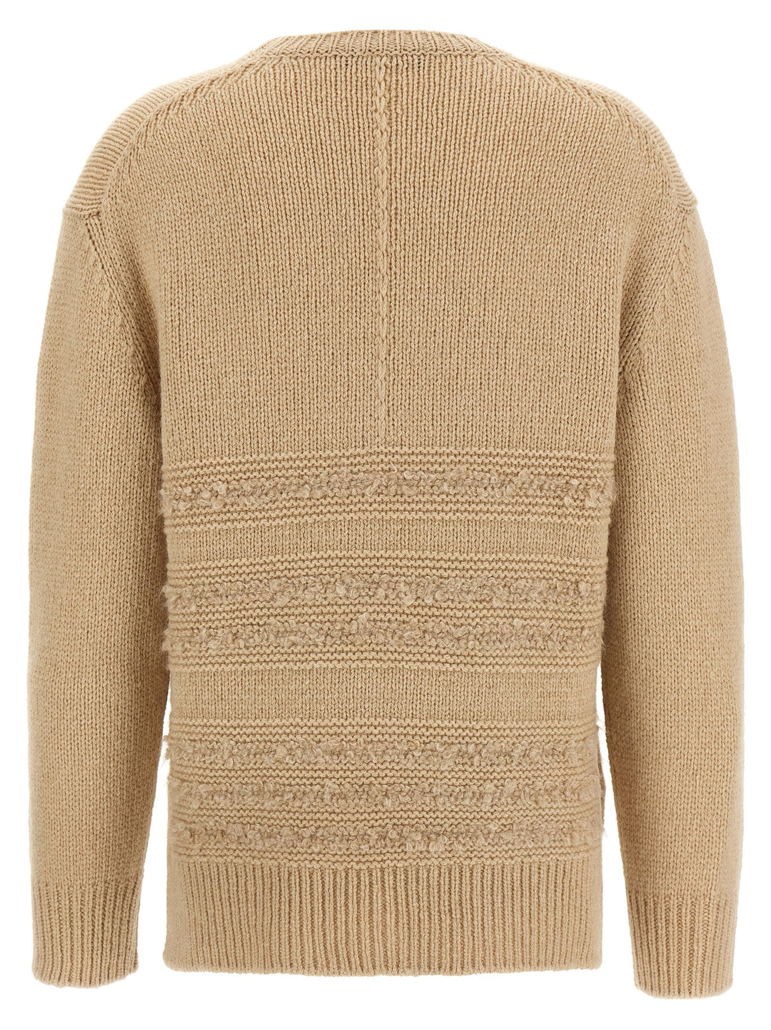Fabiana Filippi Bouclé Insert Sweater Maglioni - Beige | 12649c31e5f34408cecd89434fc274ffcde4cb2f