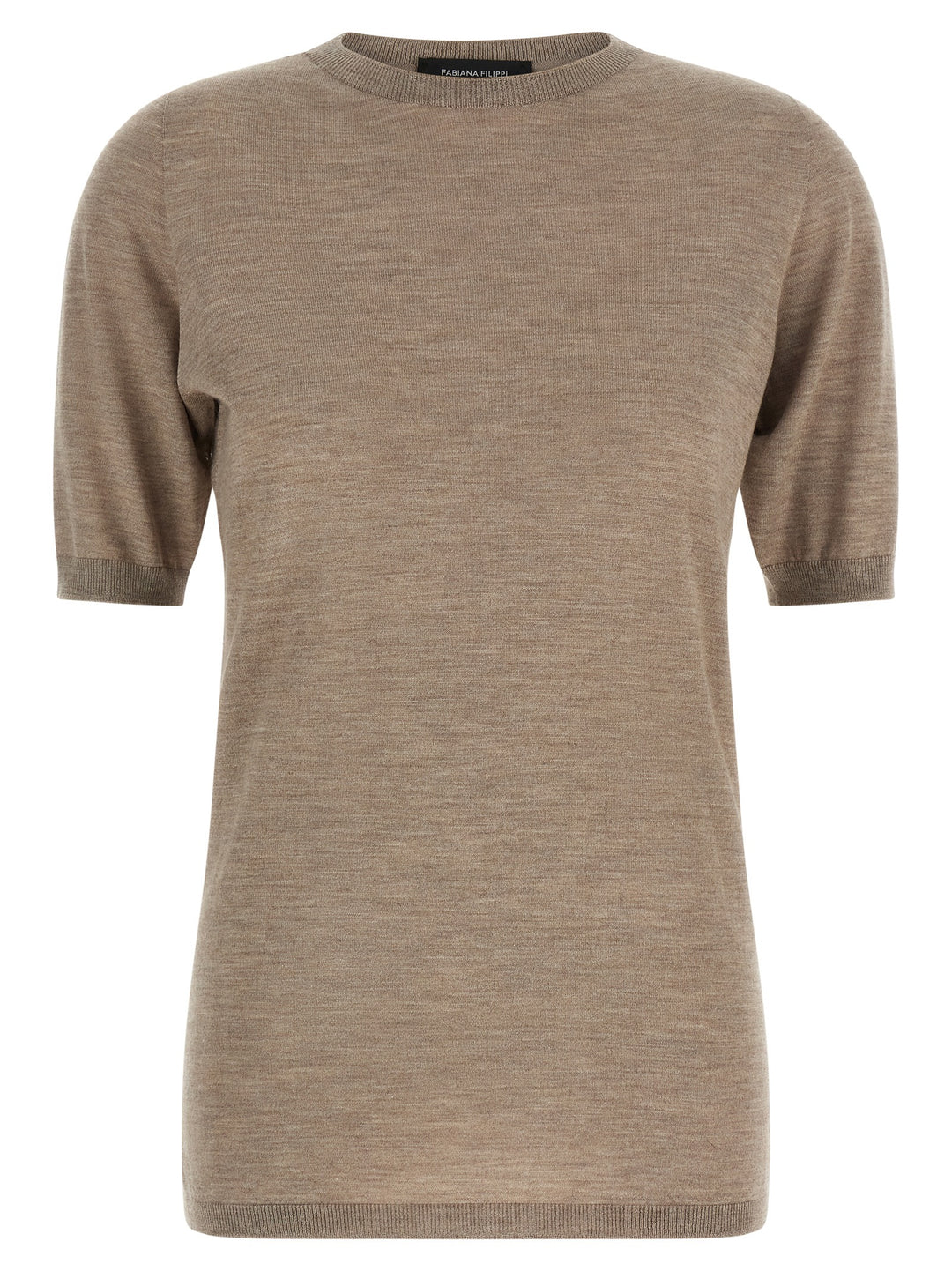 Fabiana Filippi Cashmere And Silk Sweater Maglioni - Beige | b24e95a016dc292672634deabc021134f426ecc7