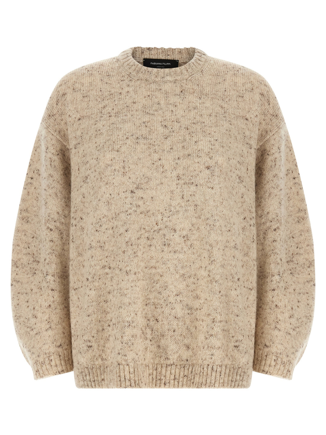 Fabiana Filippi Melange Wool Sweater Maglioni - Rosa | c7f06696d9501f77e8edf39e60ccf81b24eed5da