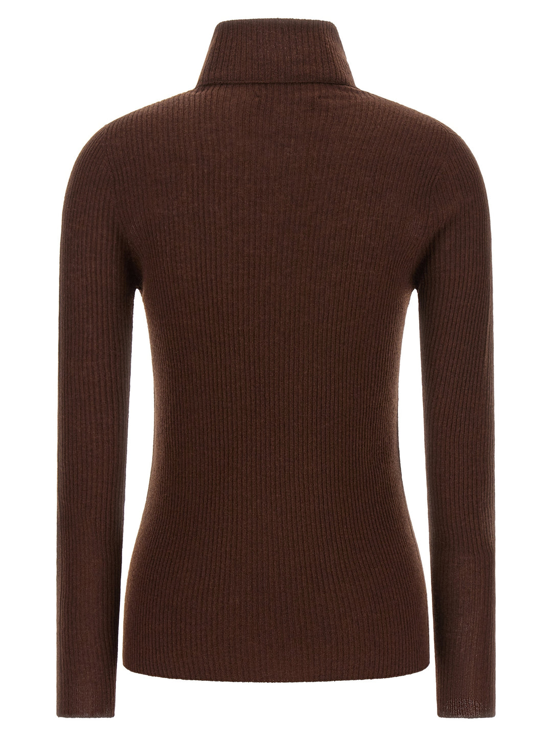 Fabiana Filippi Ribbed Turtleneck Sweater Maglioni - Marrone | 70239dade24c94e6153d942d12babfb4c6789eda