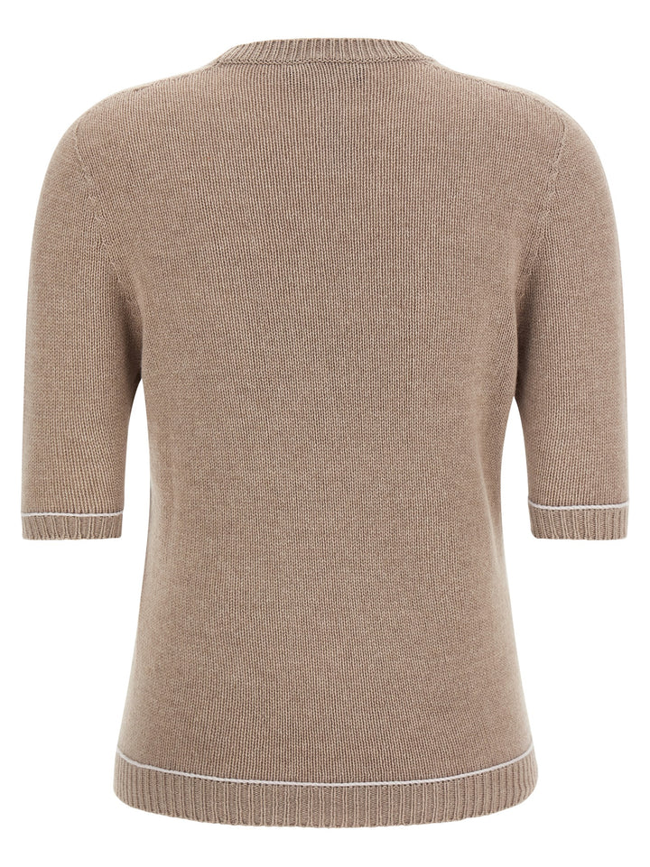 Fabiana Filippi Platinum Maglioni - Beige | 521b8def6872437087695a47e221dd62ab35f1ff