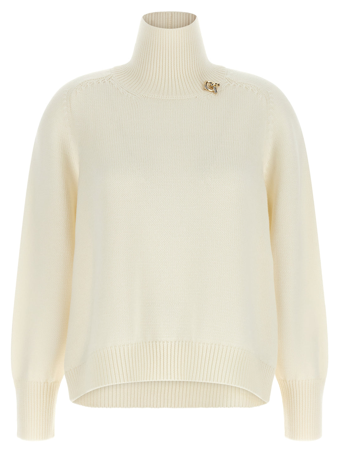 Fabiana Filippi Knot Pin Sweater Maglioni - Bianco | 3d6fe5eb3f337cab20adeeb2af20beff88d889da