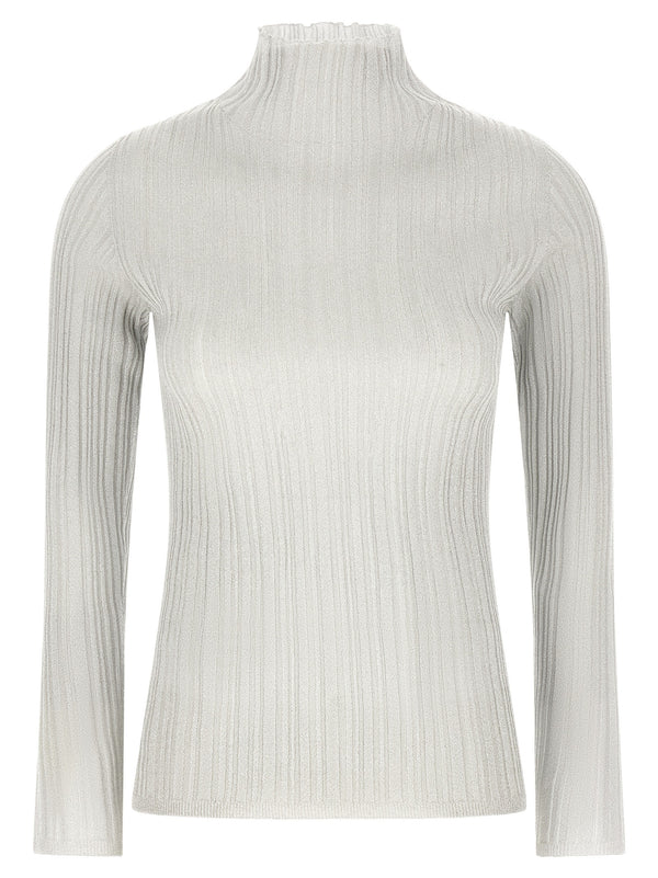 Lamé Thread Sweater Maglioni Grigio