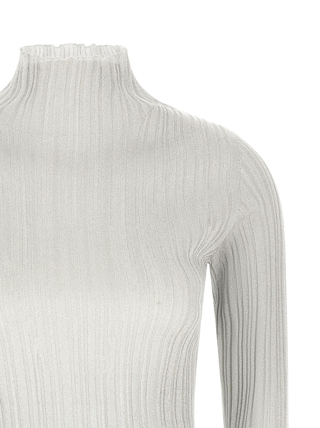 Fabiana Filippi Lamé Thread Sweater Maglioni - Grigio | 212b15c7b0466721beae318d289522cdb78366e5