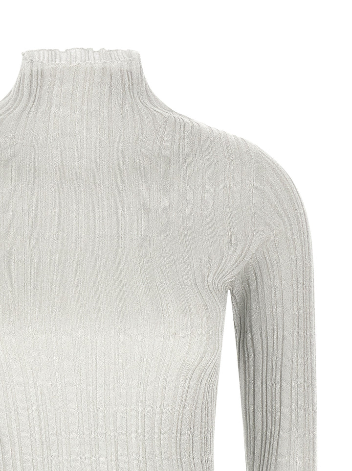 Fabiana Filippi Lamé Thread Sweater Maglioni - Grigio | 212b15c7b0466721beae318d289522cdb78366e5
