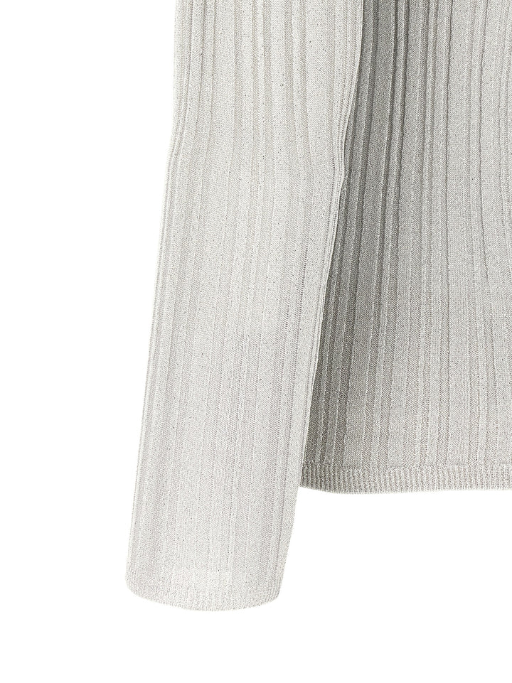 Fabiana Filippi Lamé Thread Sweater Maglioni - Grigio | f2d586937d98ed73a583776a43ec64f263f9c951