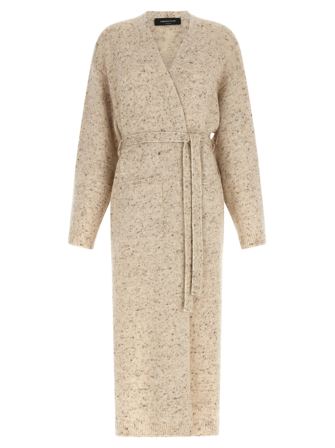 Fabiana Filippi Buttoned Yarn Cardigan Maglioni - Beige | d3ee47491665ad9af61e455815c2a193b1c202da