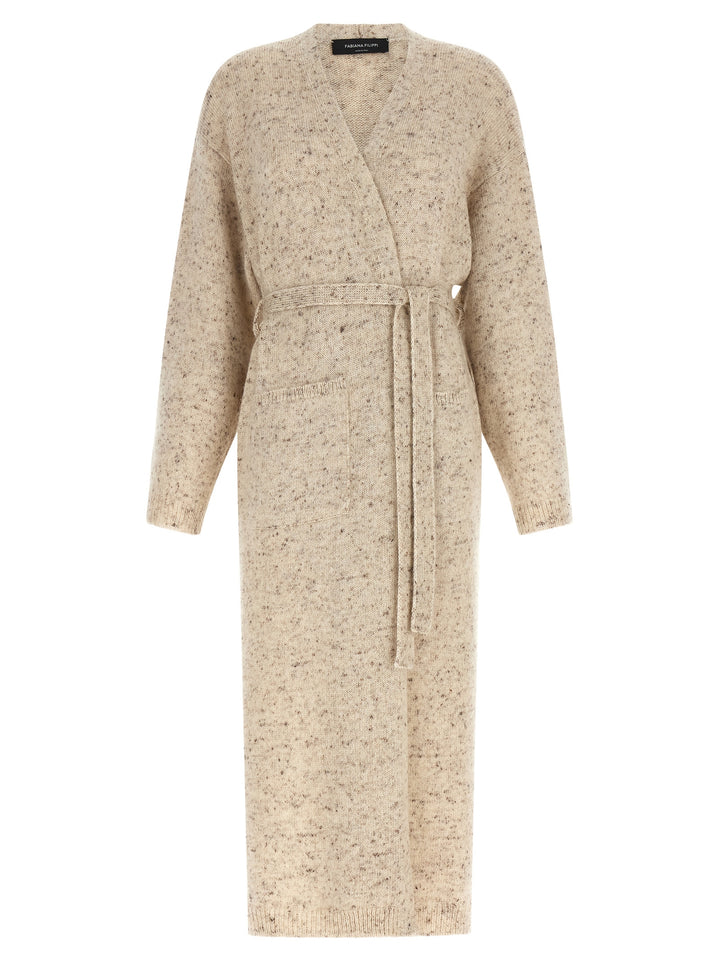 Fabiana Filippi Buttoned Yarn Cardigan Maglioni - Beige | d3ee47491665ad9af61e455815c2a193b1c202da
