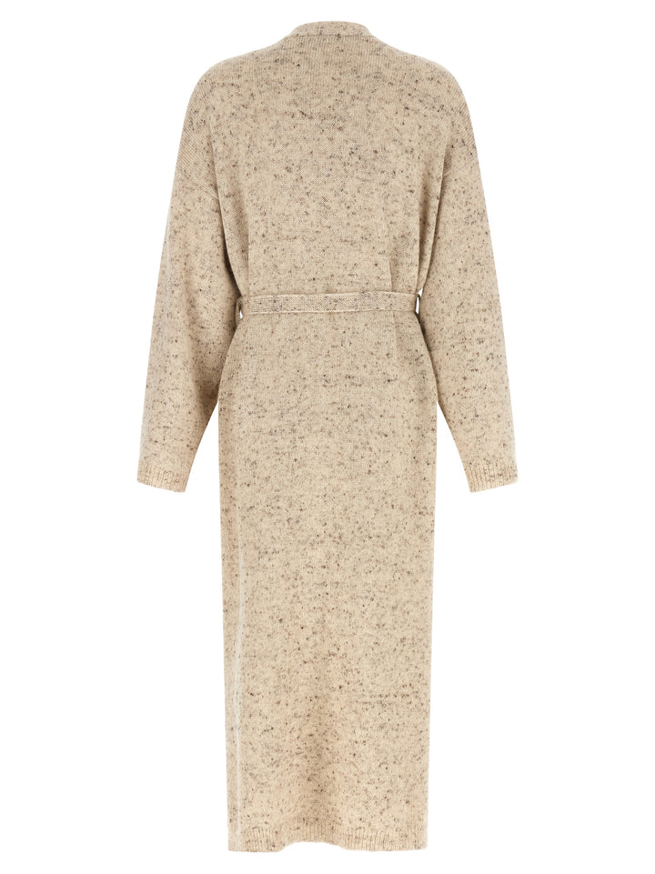 Fabiana Filippi Buttoned Yarn Cardigan Maglioni - Beige | 8673fb2e33f16a84791120de2e7bd72f5c1574ea