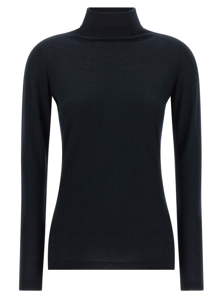Fabiana Filippi Cashmere And Silk Turtleneck Sweater Maglioni - Blu | 55161784b465e463c74dd6c73f5a8b021ebf6e8f